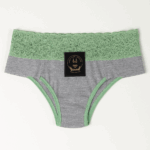 calcinha vitoria tradicional cotton com renda verde teo