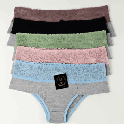 Todas as calcinhas vitoria tradicionais cotton com renda